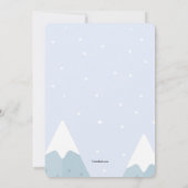 Feestuitnodiging IJspartij voor Kinderen Kaart (Achterkant)