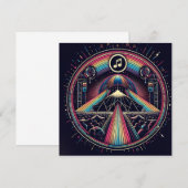 Feestuitnodiging Kaart (Voorkant / Achterkant)