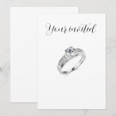 Feestuitnodiging Kaart (Voorkant / Achterkant)