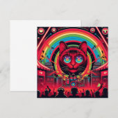 Feestuitnodiging Kaart (Voorkant / Achterkant)