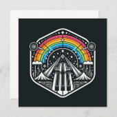 Feestuitnodiging Kaart (Voorkant / Achterkant)