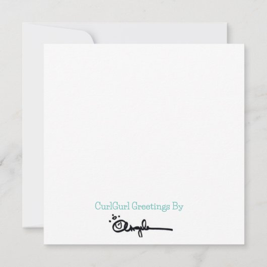 Feestuitnodiging Kaart (Achterkant)