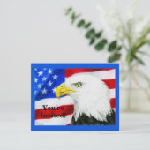Feestuitnodiging - Patriottisch - "American Pride" Kaart (Staand voorkant)