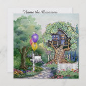 Feestuitnodiging - SRF Kaart (Voorkant / Achterkant)