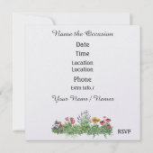 Feestuitnodiging - SRF Kaart (Achterkant)