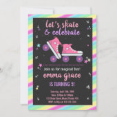  feestuitnodiging voor meisjes kaart (Voorkant)