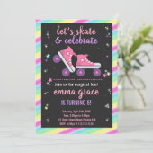  feestuitnodiging voor meisjes kaart (Staand voorkant)