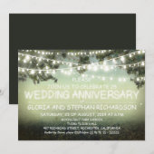 feestverlichting huwelijksjubileum UITNODIGING (Voorkant / Achterkant)