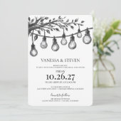 Feestverlichting Proefdinermenu Kaart (Staand voorkant)