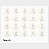 Feestverlichting Ronde Sticker (Vel)