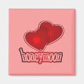 feestvieren honeymoons magneet (Voorkant)