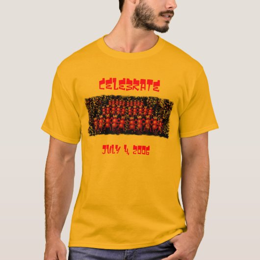 feestvieren t-shirt (Voorkant)