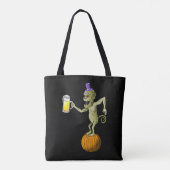 Feestvierend Spook Tote Bag (Achterkant)