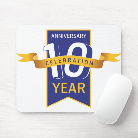 Feestviering 10-jarig jubileum muismat (Met muis)