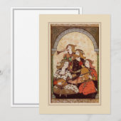 Feestviering Flat Note Kaart Notitiekaartje (Voorkant / Achterkant)