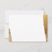 FEESTVIERING INSERT modern luxe verguld goud Kaart (Achterkant)