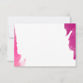 FEESTVIERING INSERT moderne luxe verguld roze Kaart (Achterkant)