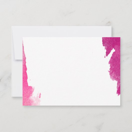 FEESTVIERING INSERT moderne luxe verguld roze Kaart (Achterkant)