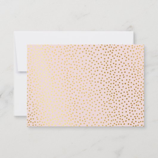 FEESTVIERING KAART ombre bord roze faux gold (Achterkant)