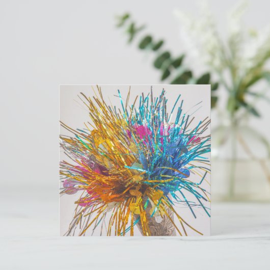 FEESTVIERING PLEZIER ELKE UITNODIGING (Staand voorkant)