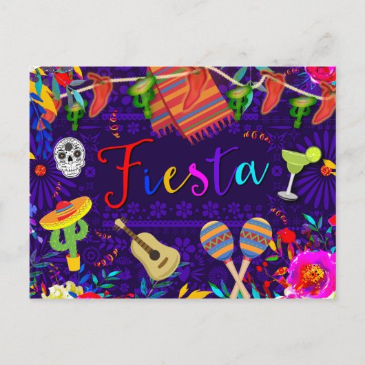 Feestviering Verjaardagsfeestje Cinco De Mayo Briefkaart (Voorkant)
