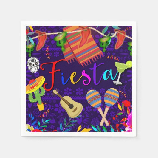 Feestviering Verjaardagsfeestje Cinco De Mayo Servet (Voorkant)