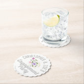 Feestviering. Verlovingsfeest Kartonnen Onderzetters (Insitu)