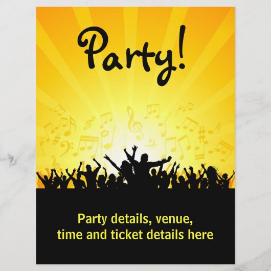 Feestvlucht Flyer (Voorkant)