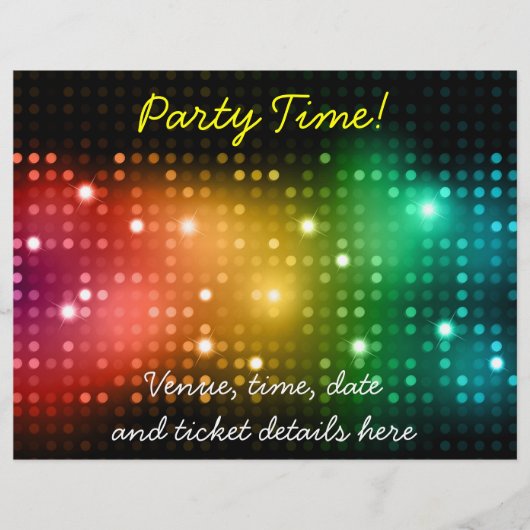 Feestvlucht Flyer (Voorkant)