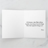 Feestvos met ballonnen en eigen tekst kaart (Binnen)