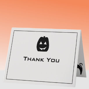 Feestvriend of datum Halloween bedankkaart