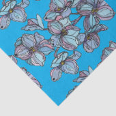 Feestweefselpapier - Abstracte Delphiniums Tissuepapier (Detail)