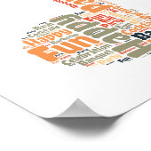 Feestwoorden in vorm. poster (Hoek)