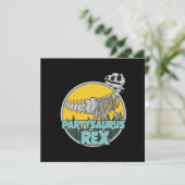 Feestzaurier Rex Kaart (Staand voorkant)