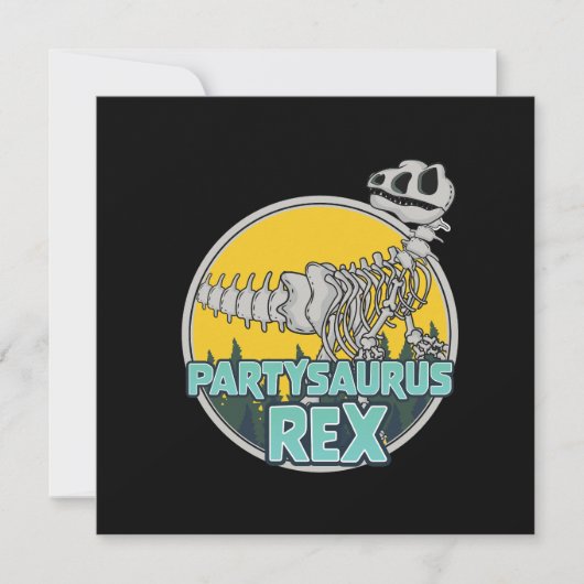 Feestzaurier Rex Kaart (Voorkant)