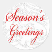 feestzegel ronde sticker (Voorkant)