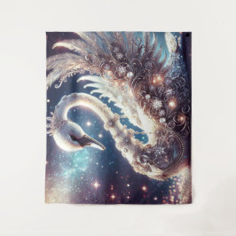 feestzwaan wandkleed