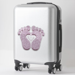 Feet Baby Heart Reflexology Massage Travel Roos Sticker