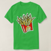 Feet Chicken Mc Fries Traditioneel Tattoo T-shirt (Design voorkant)