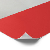  Feet en rood Poster van Poolse Toes (Hoek)