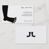 Feet, Jouw naam hier, Visitekaartje (Voorkant / Achterkant)