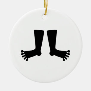 Feet Keramisch Ornament