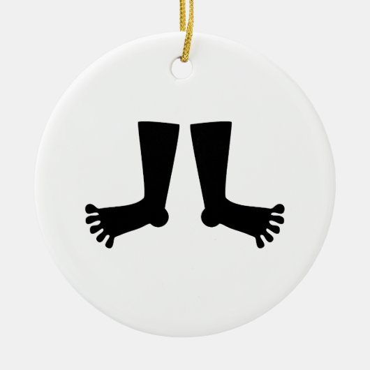 Feet Keramisch Ornament (Voorkant)