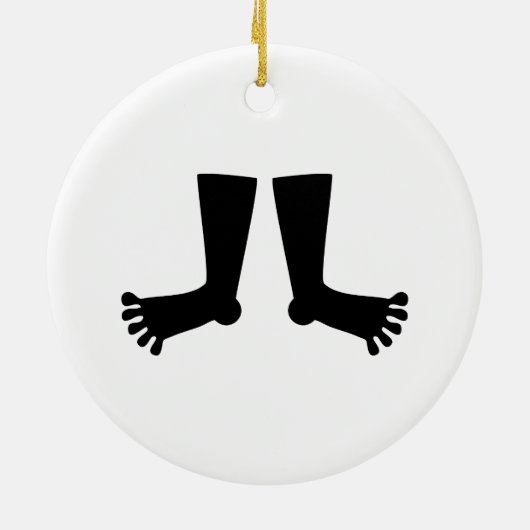 Feet Keramisch Ornament (Achterkant)