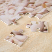 Feet met nagellak op het strand legpuzzel (Zijkant)