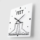 Feet Vierkante Klok (Hoek)