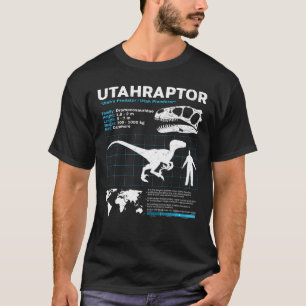 Feetblad voor de utahraptor t-shirt