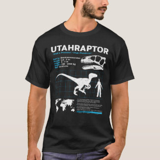 Feetblad voor de utahraptor t-shirt