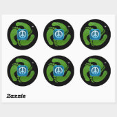feetpeace™ Ronde Sticker (Vel)
