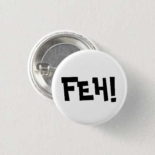 FEH! RONDE BUTTON 3,2 CM (Voorkant /achterkant)